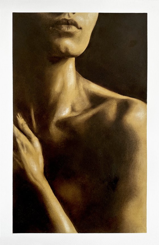 Naked Truth II - Dark Nude, Lips and Hand