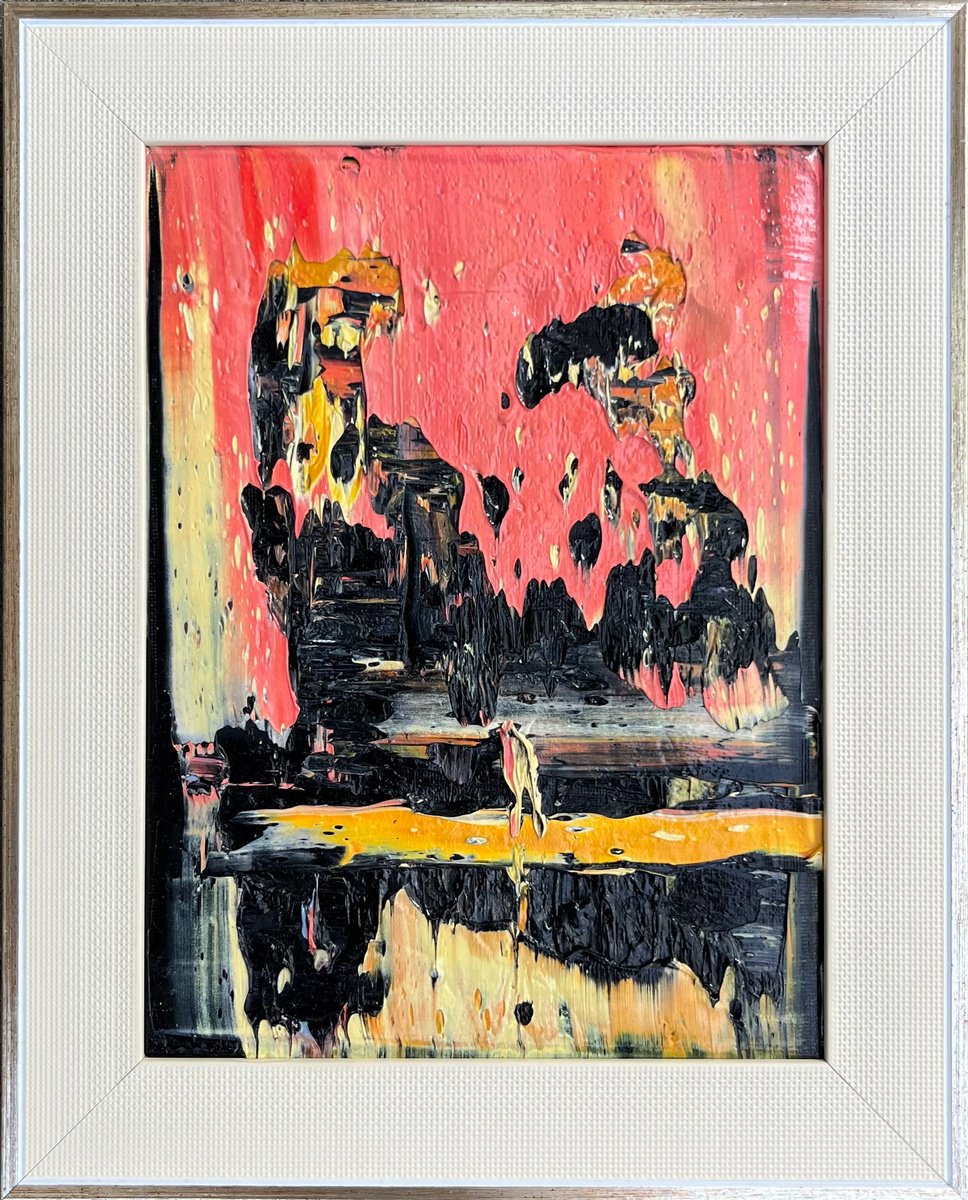 Abstract Oil Painting By Svitlana Andriichenko, 8 X 10", Ancestral Dreaming, Original Artwork