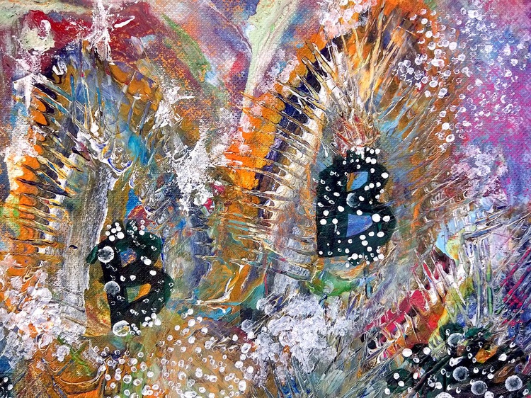 Cosmic Bitcoin Farm By Tetiana Chebrova Artfinder