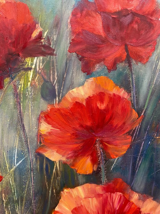 Clinking poppies