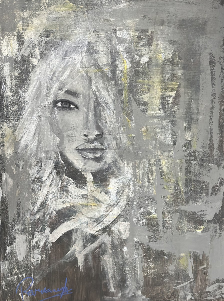 Parisa Maghan | Original  Acrylic Painting | From The Other Side | 60 X 80Cm | Artwork For Sale On Artfinder