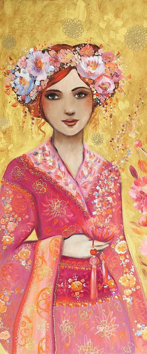 Pink offering. by Loetitia Pillault