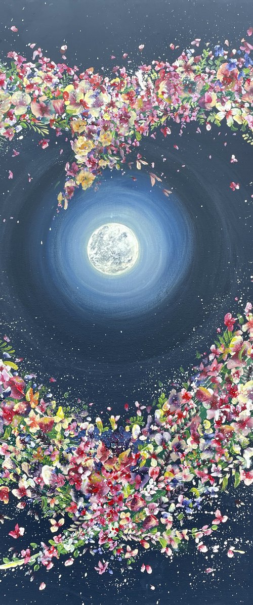 I love you to the moon and back #4 by Emma Sian Pritchard