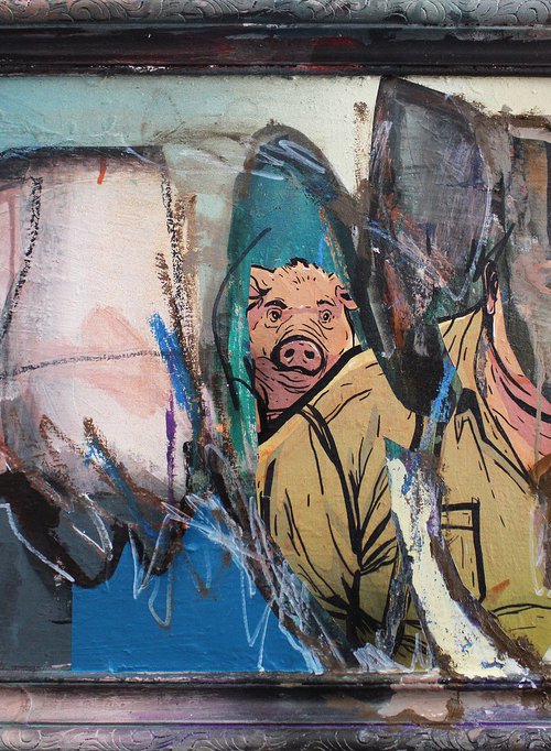 Pigs by Miloš Hronec