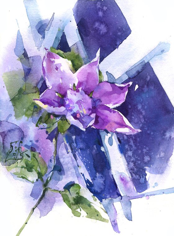 Diptych ‘Violet’