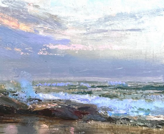 The sound of the waves