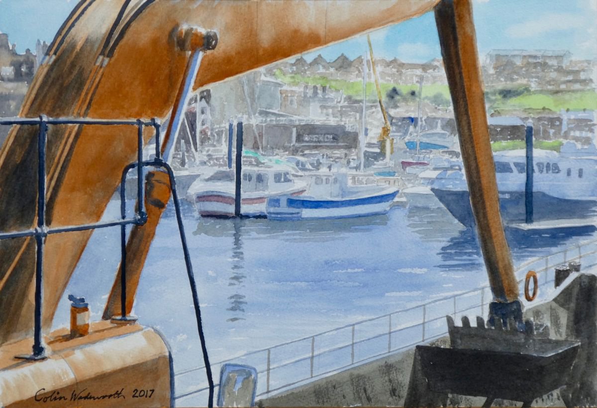 Whitby Harbour (6) by Colin Wadsworth