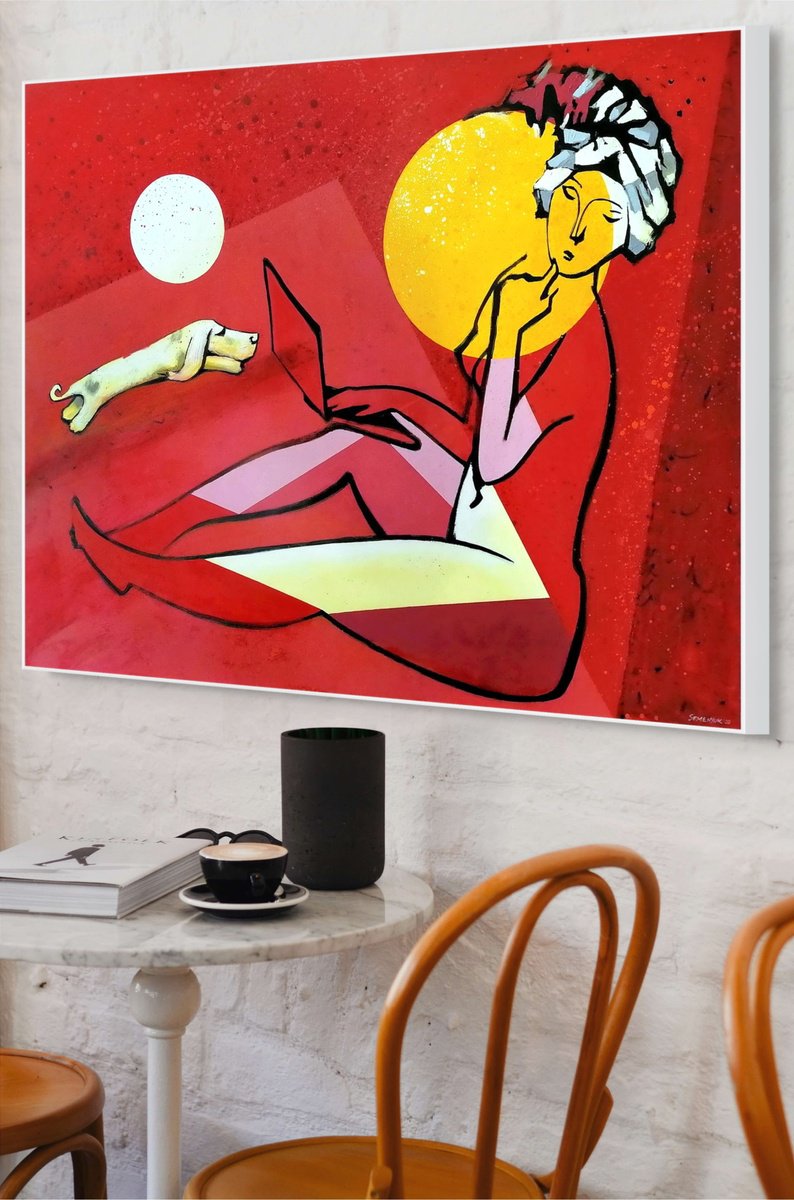  Waiting For Saturday Evening By Evgen Semenyuk, 39 X 31, Artwork For Sale On Artfinder