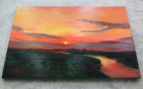 Last Light Over the River