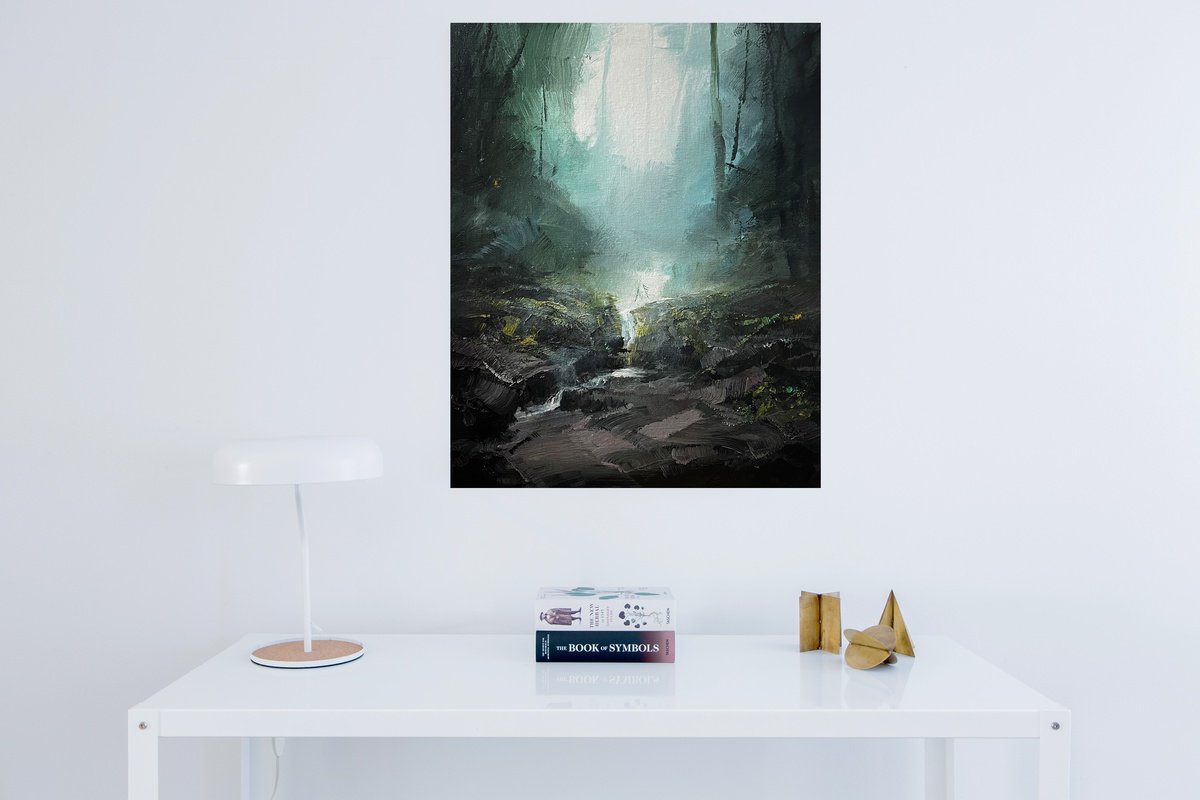  Misty Stream By Ivan Grozdanovski, 19 X 23, Artwork For Sale On Artfinder