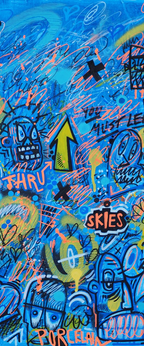 As we drift thru porcelain skies by Martin Wagstaff