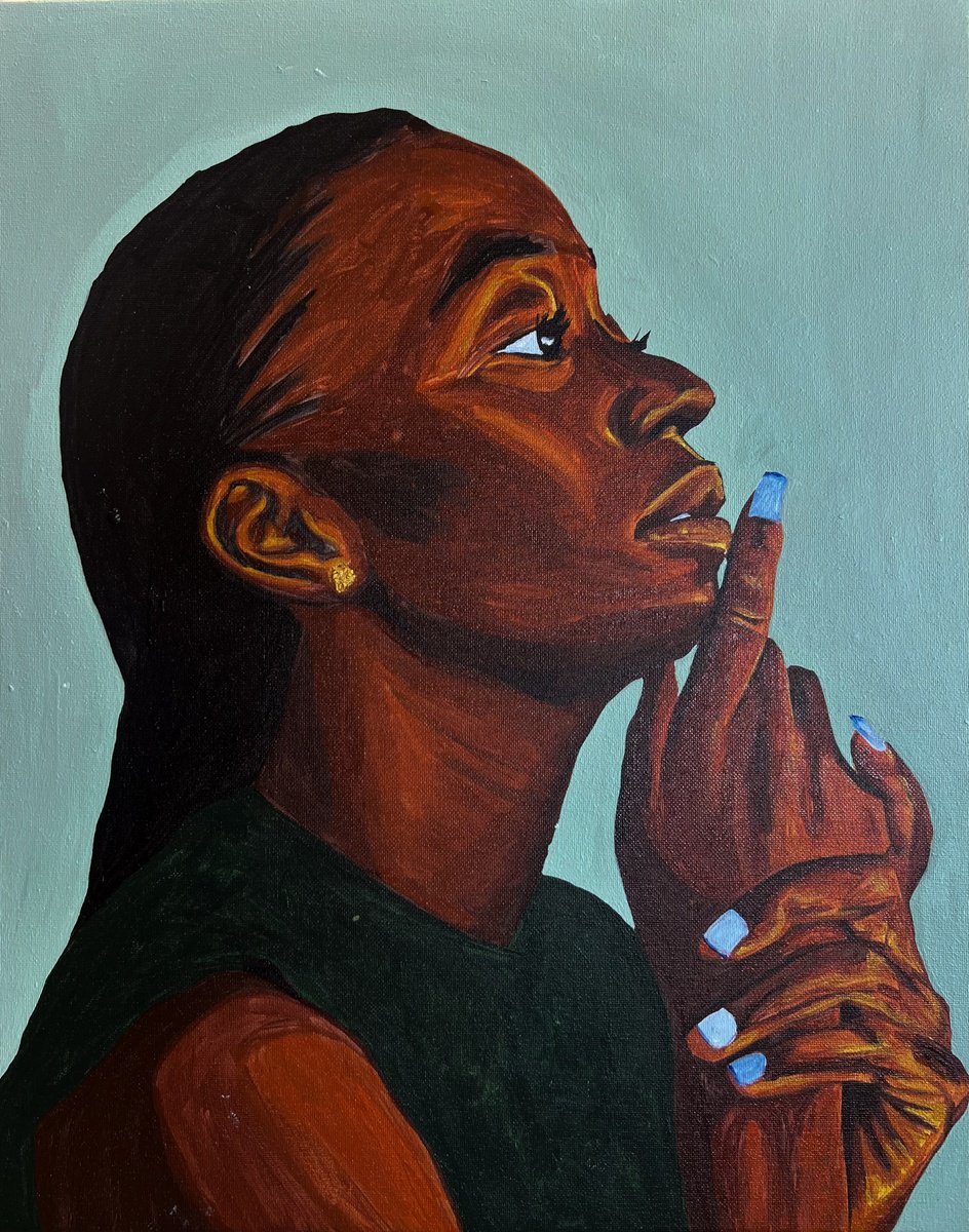 Deep Reverie By Emmanuel Akolo, 16 X 20, Artwork For Sale On Artfinder