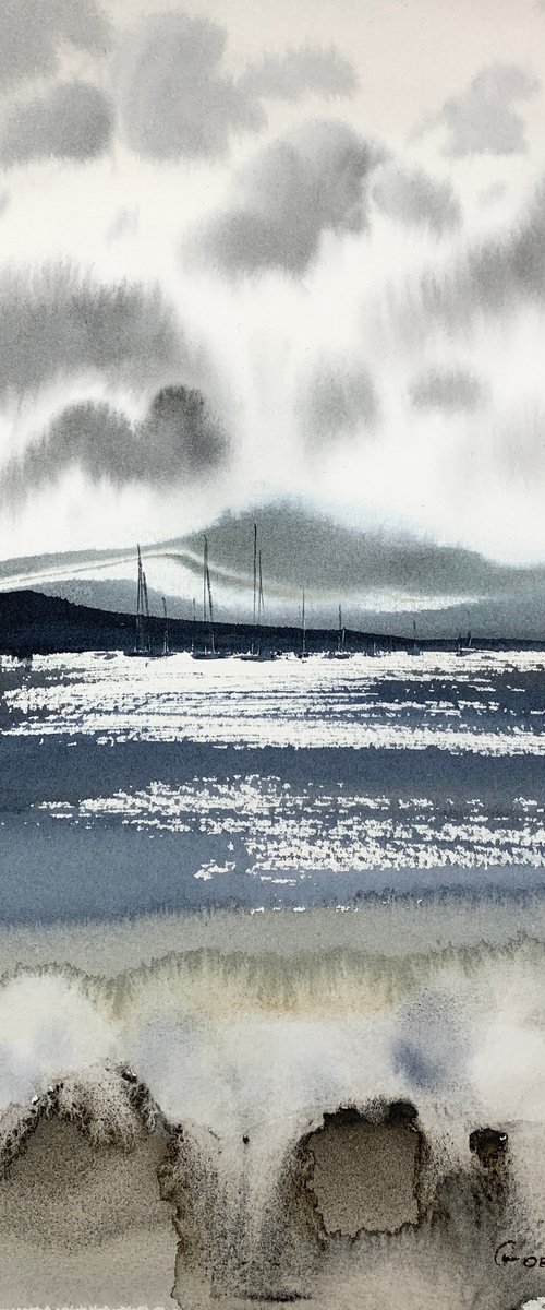 Abstract seascape #2 by Eugenia Gorbacheva