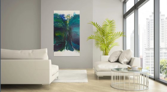 ABSTRACT BLUE SEASCAPE  1