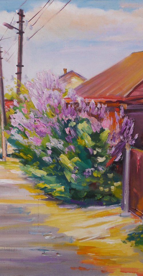 Lilac blooms by Vyacheslav Onyshchenko