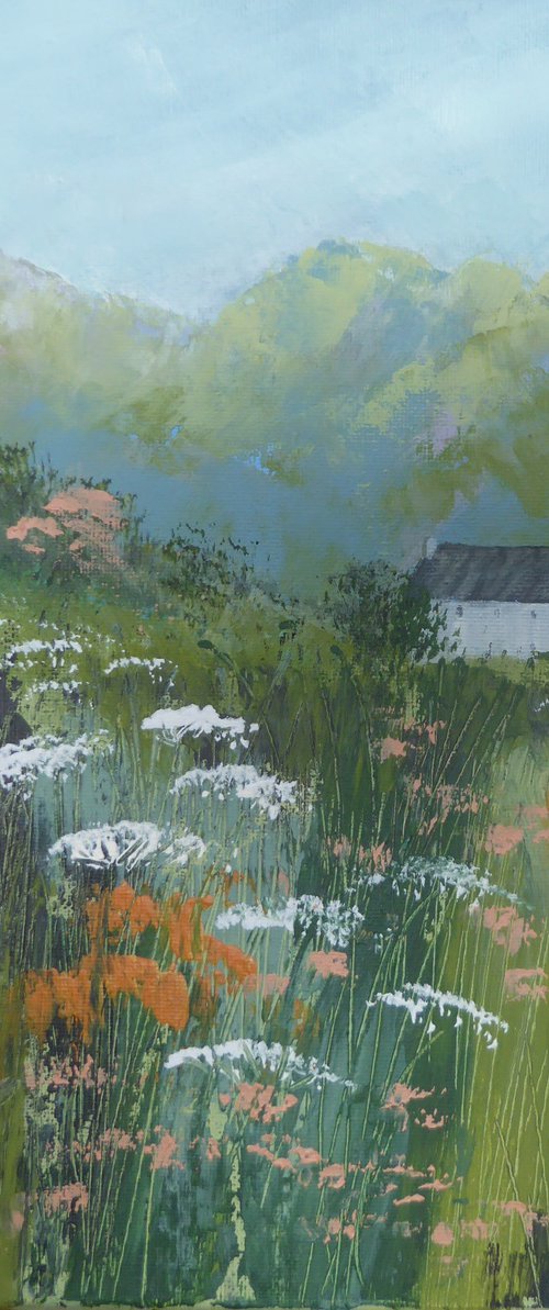 Langdale meadow by Elaine Allender