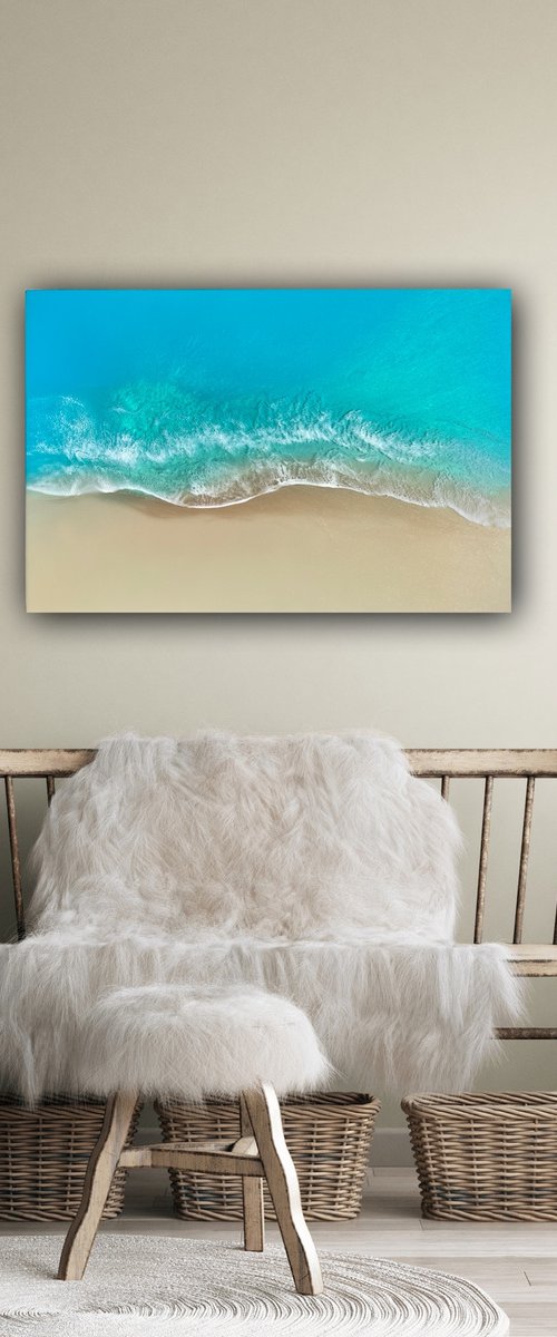 Love comes like the ocean by Ana Hefco