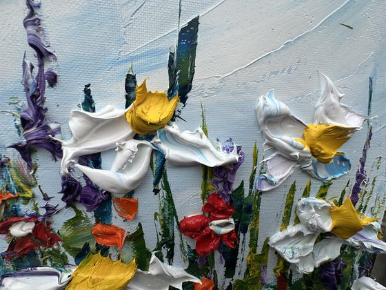 Wild Flowers deep impasto