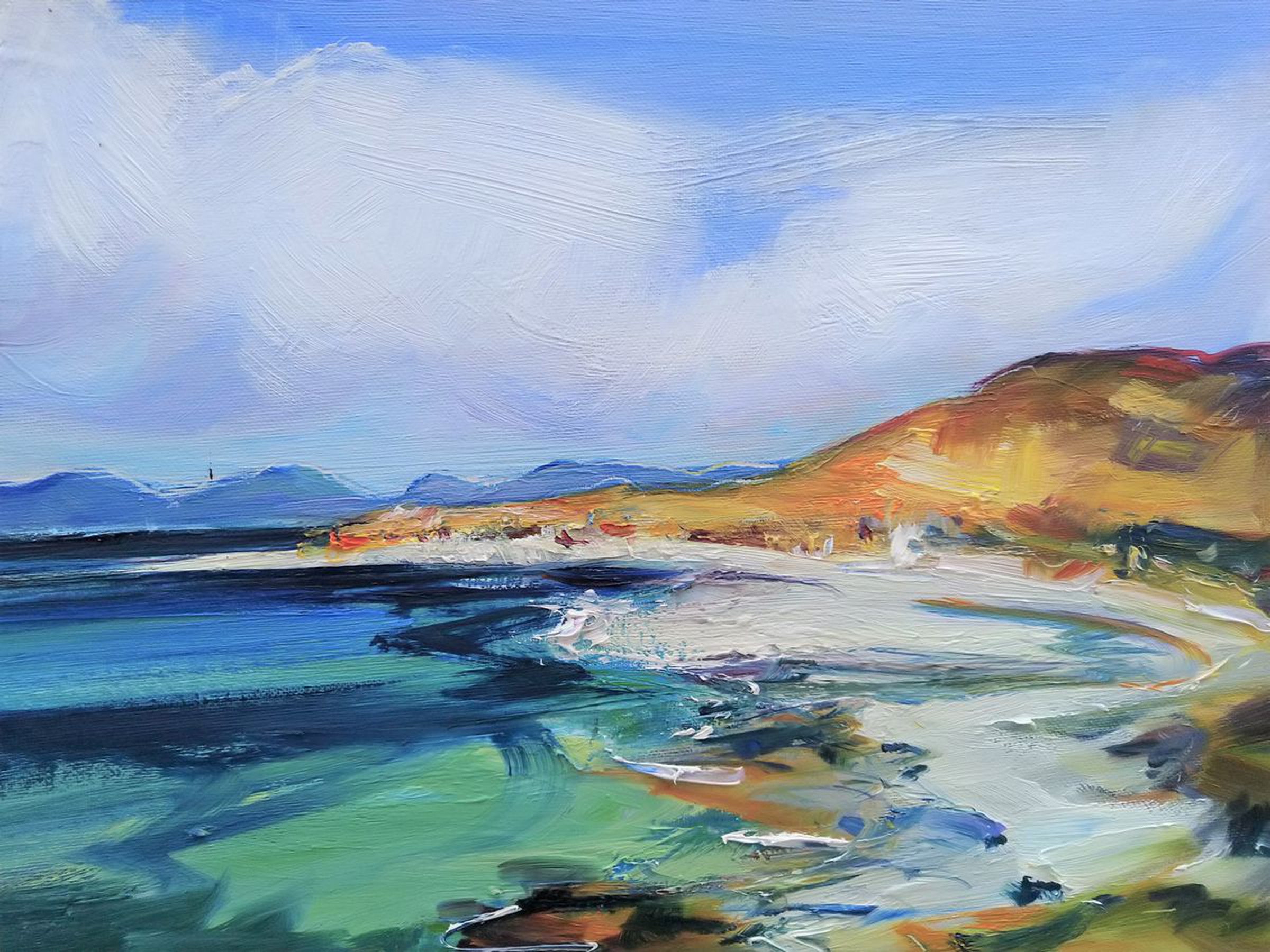 West Coast Scotland Beach By Katharine Slaven Artfinder