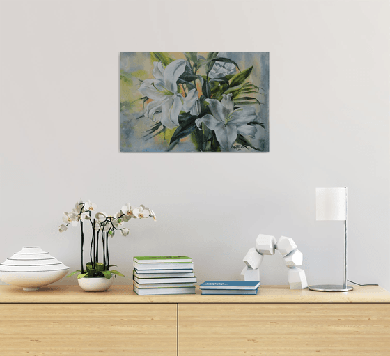 WHITE LILIES #6
