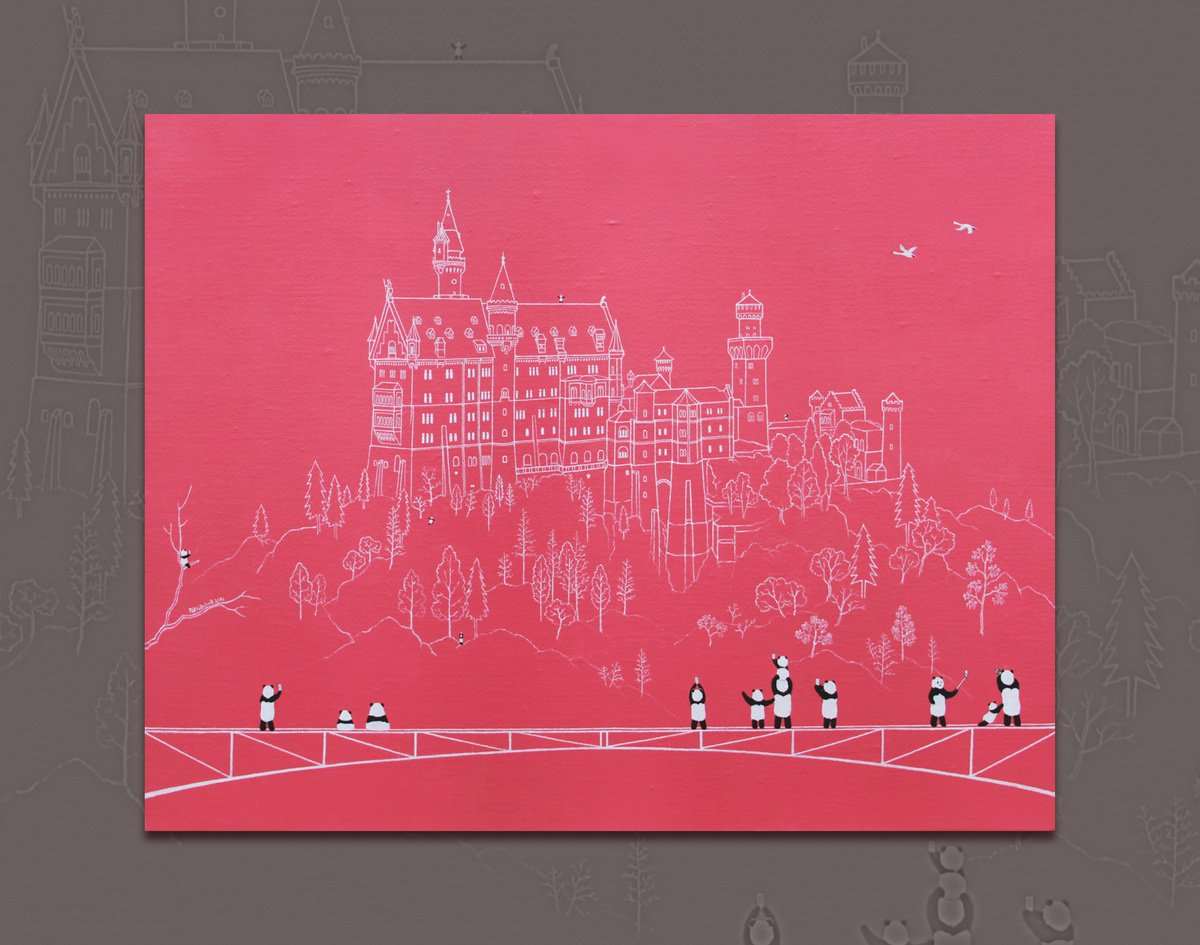 Schloss Neuschwanstein ( Original ) by Yuan Hua Jia