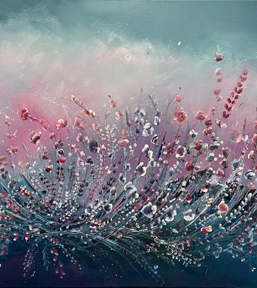 Sky flowers by Emma Sian Pritchard