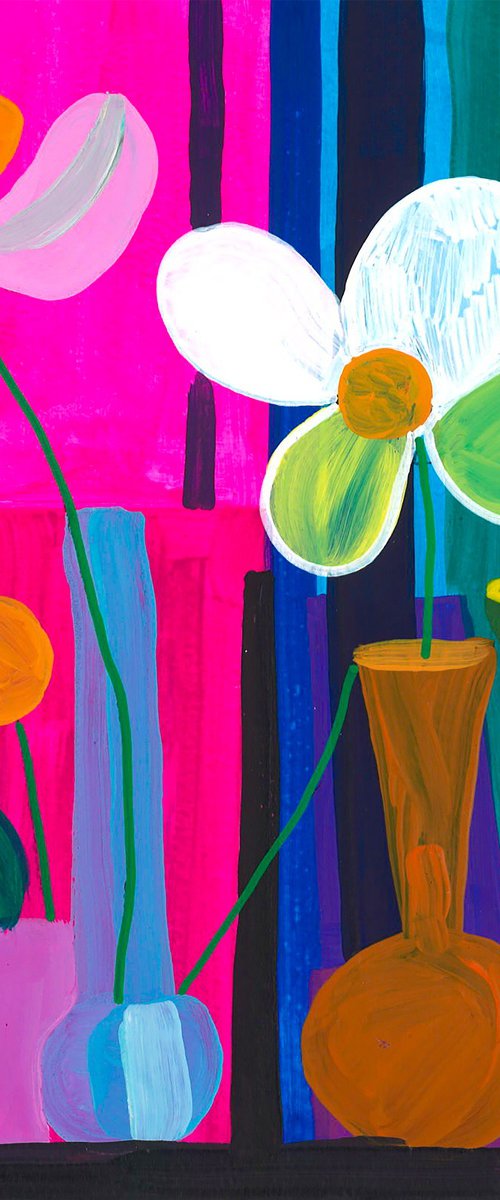 Still Life Flowers in Vase by Sasha Robinson