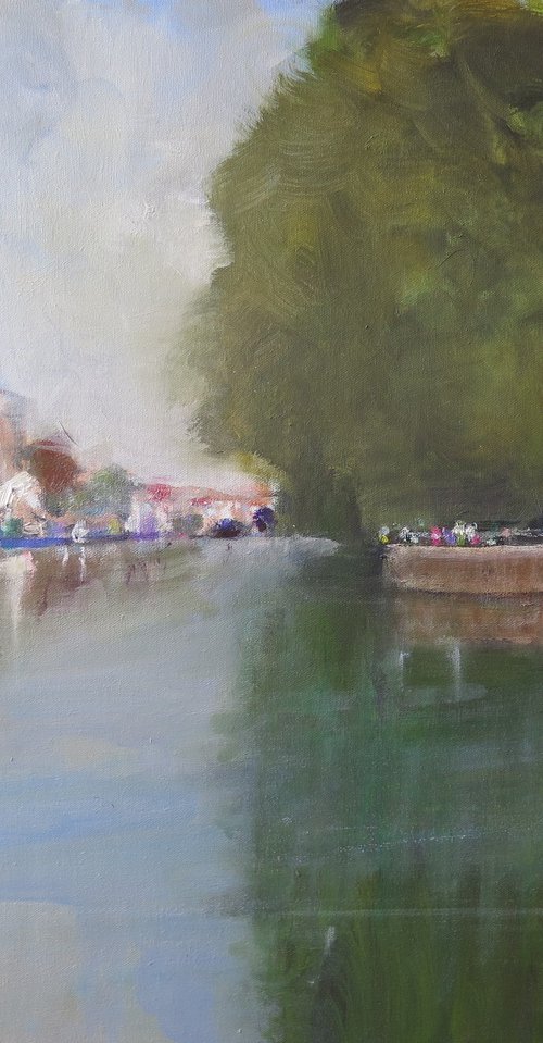 Blue Bridge, York by Malcolm Ludvigsen