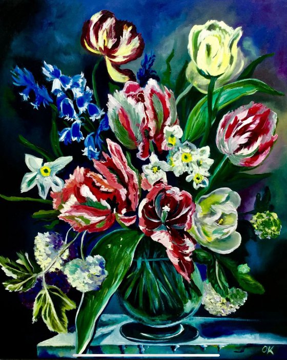 Bouquet of flowers.
