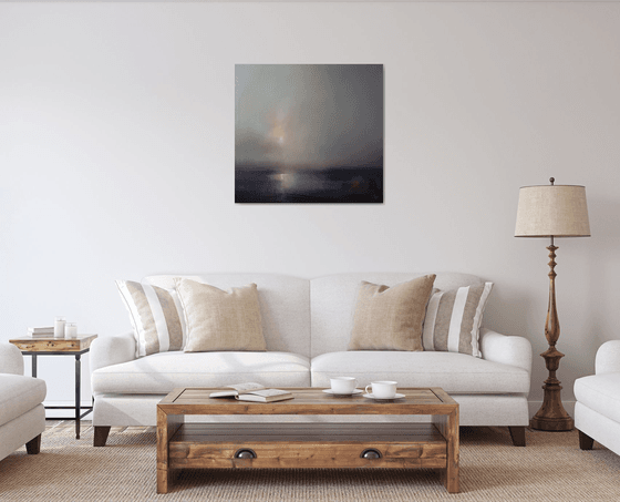 " Misty Sunrise "....Special Price W 80 x H 75 cm