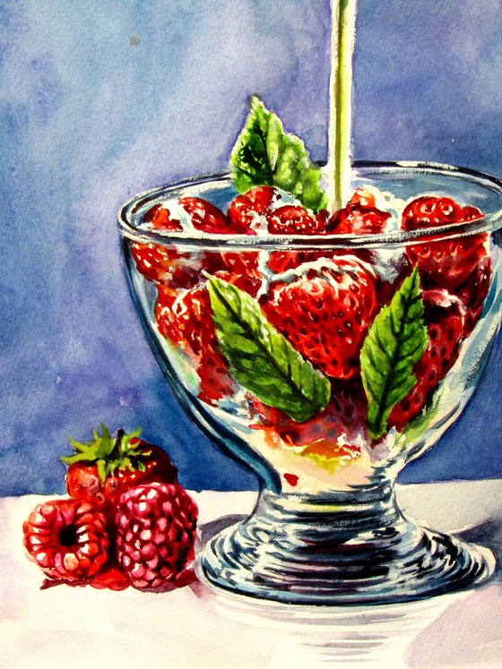 Strawberries and cream
