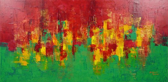 Shades Of Vibrant Health II  (Large, 120x60cm)