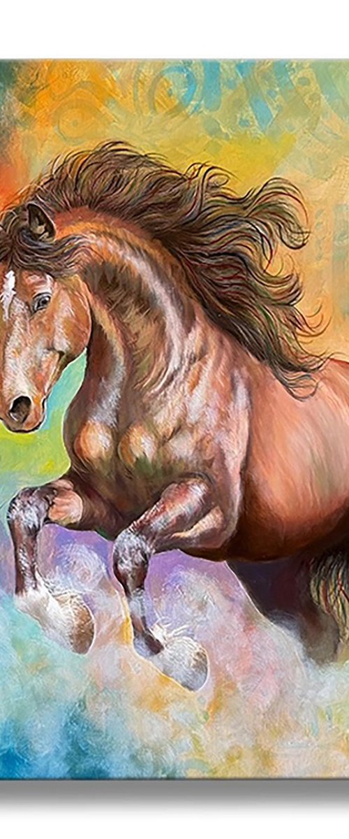 Distanc Horse by Gardani Art