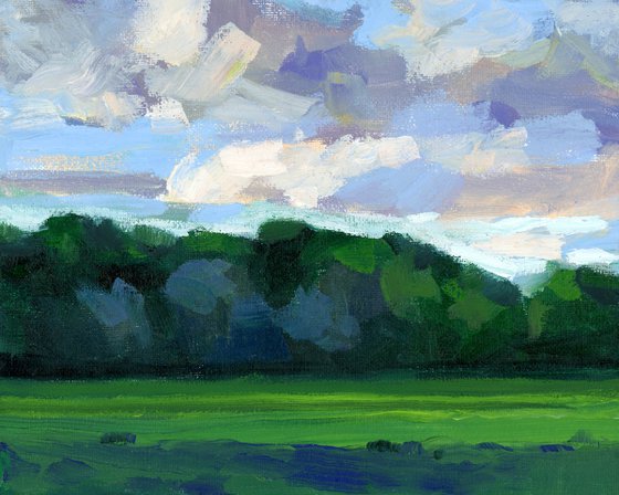 Memoir - Oil on Canvas Landscape