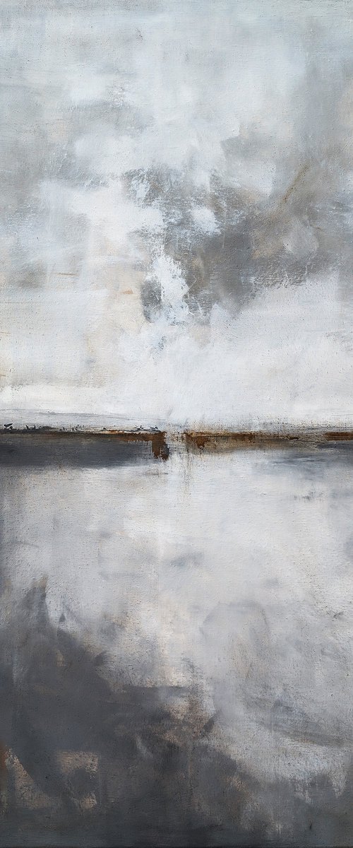 Graphite and Umber I by Maja Gajewska