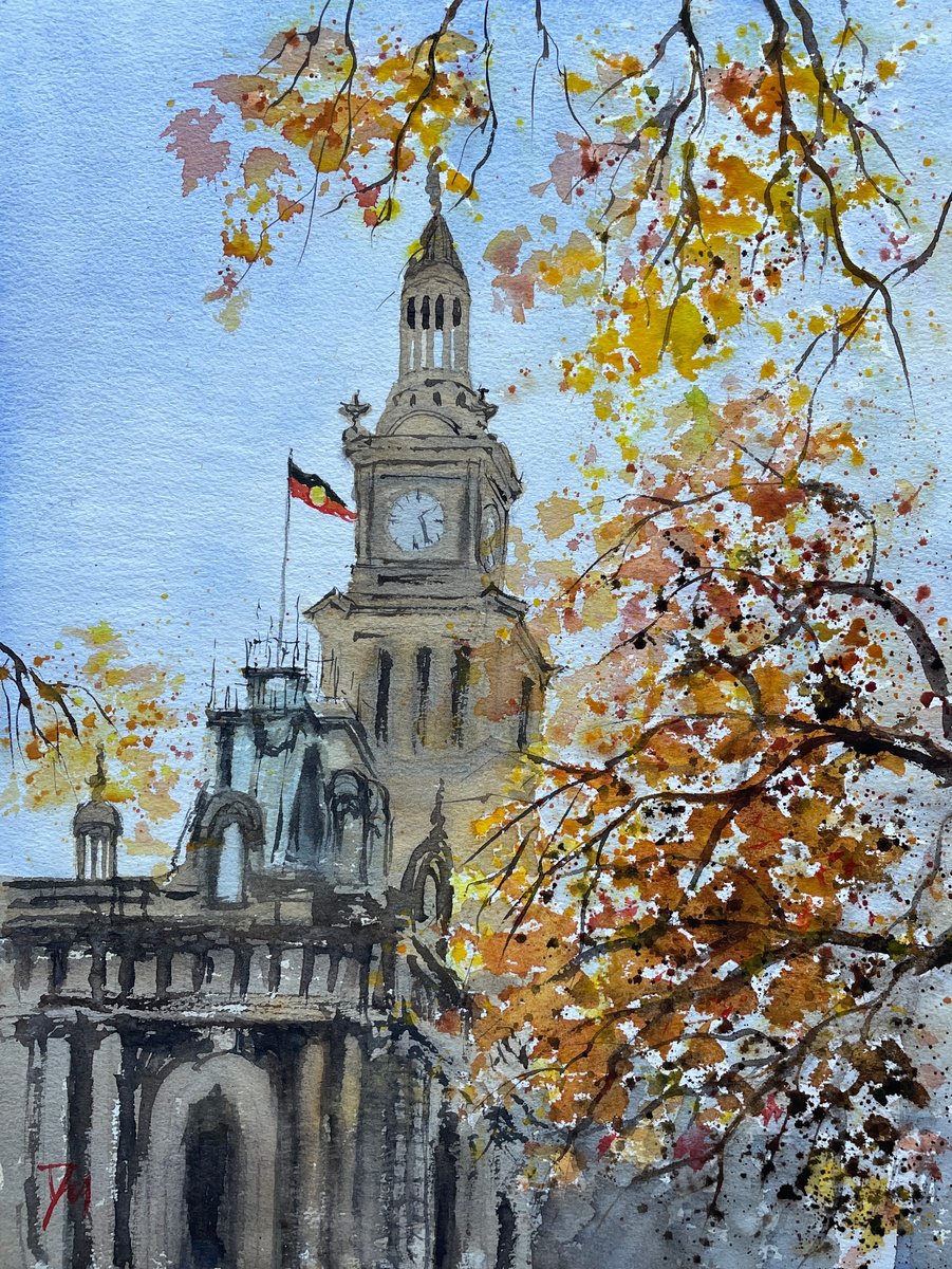 Autumn at Town Hall by Shelly Du