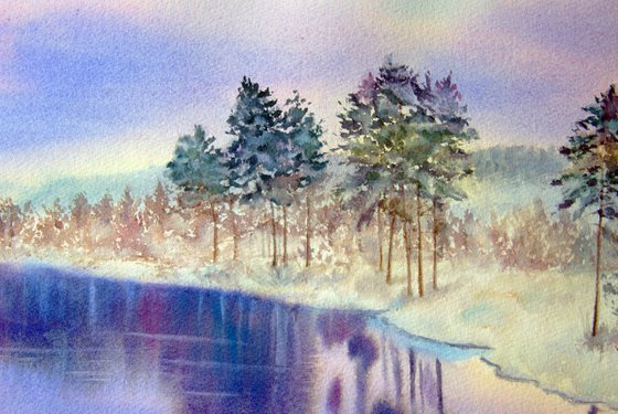 Winter lake