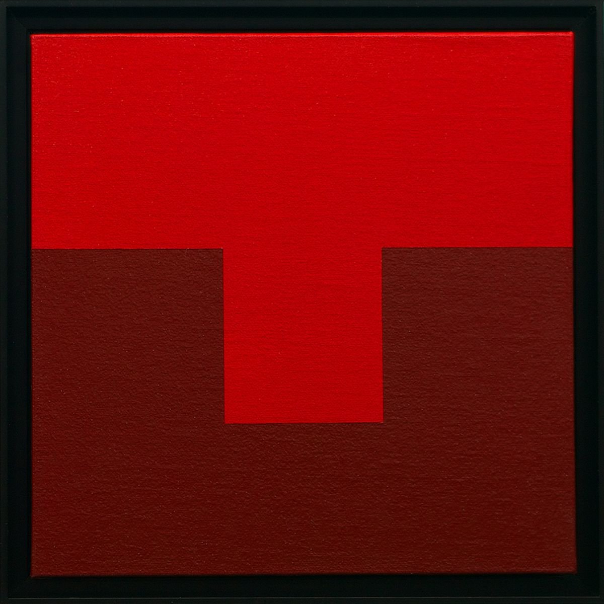 LE ROUGE - Framed Modern / Minimal Painting by Rich Moyers
