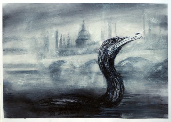 Cormorant, Thames, St.Paul's