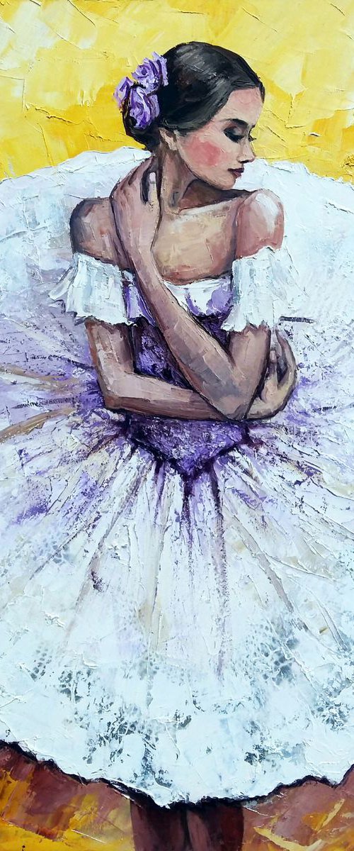 Ballerina  1.  80x80cm by Tigran Mamikonyan