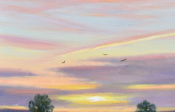 Birds at Dusk