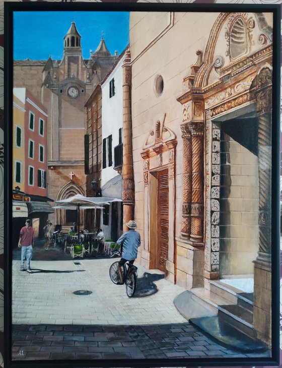 Ciutadella street scene