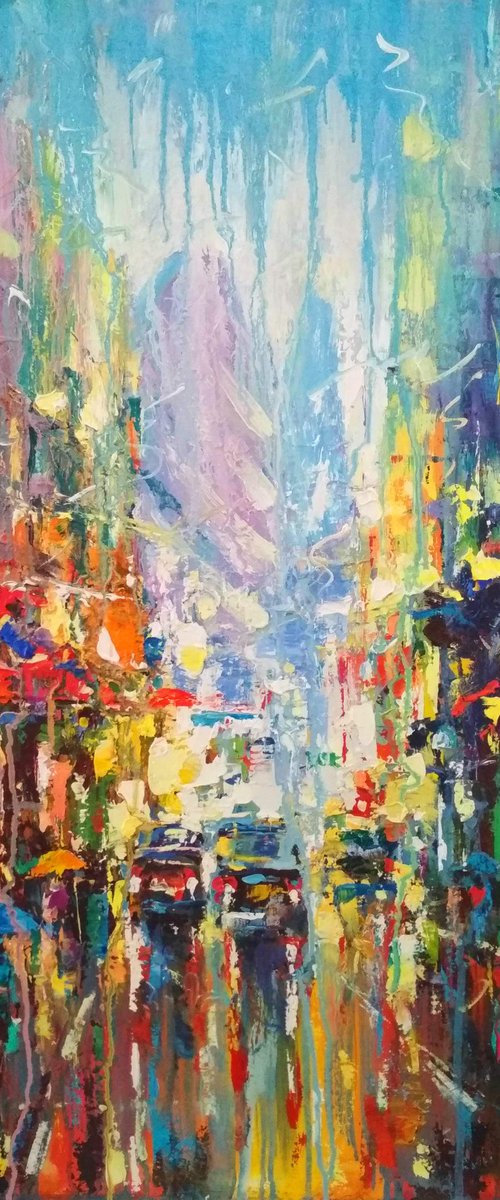 Abstract cityscape (London)03 by Andrej  Ostapchuk