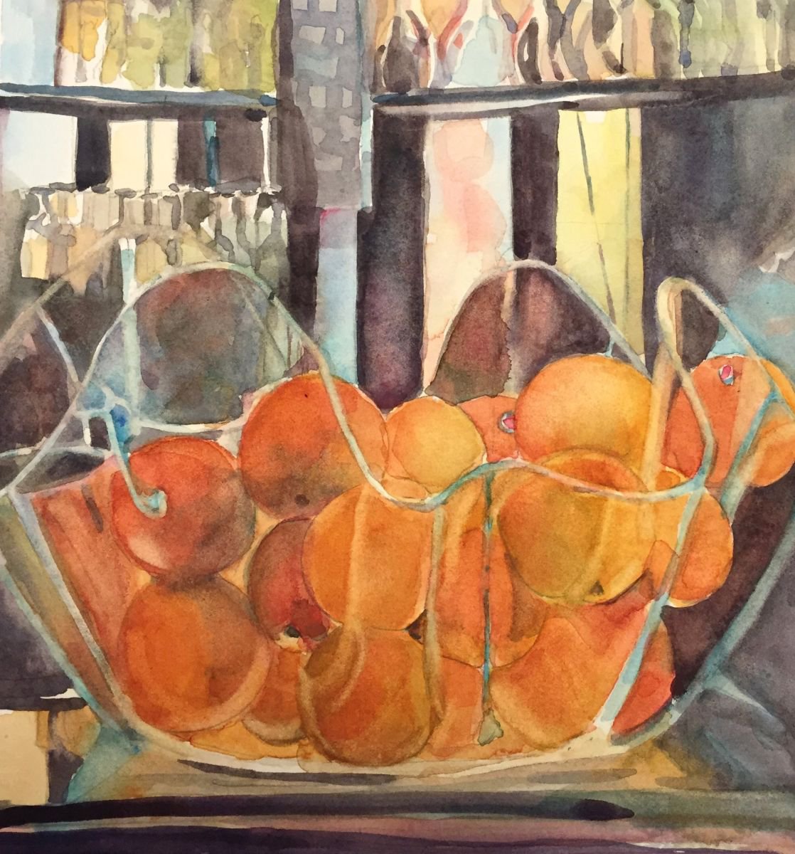 Bowl of Oranges by Bronwen Jones