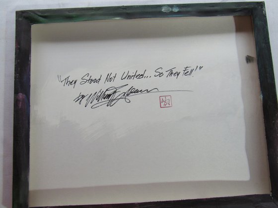 They Stood Not United... So They Fell!