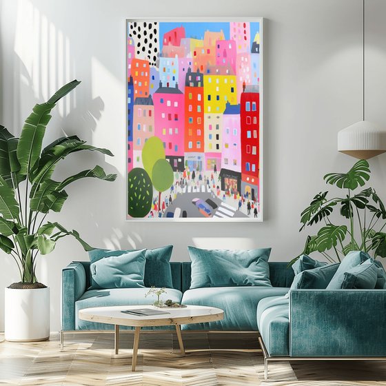 Vibrant Paris Cityscape