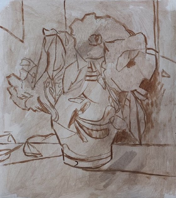Roses in a vase