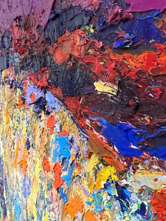 Magic of the evening mountains