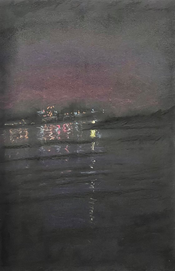 Ida Saou, Evening Reflections on the Lake