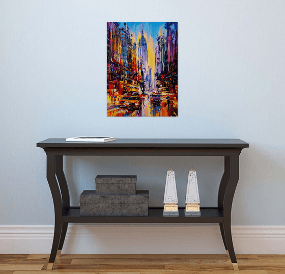 Abstract cityscape (New York)